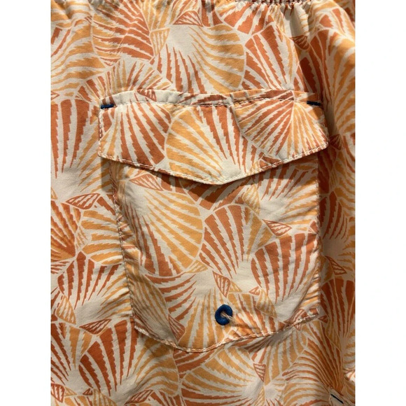 Tommy Bahama Relax orange/white men's swim shorts with safety briefs size XXL - Picture 7 of 8